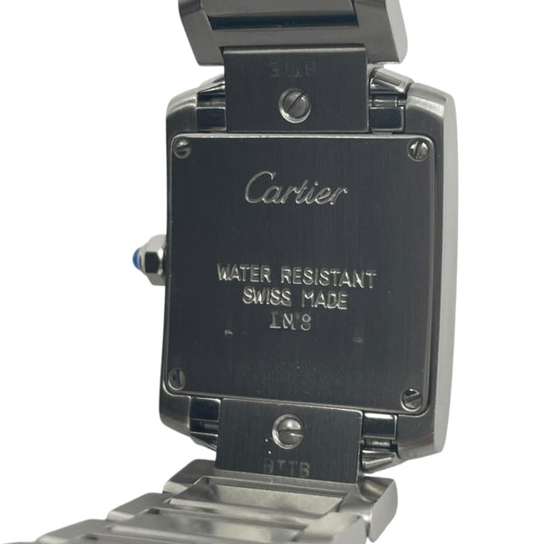 カルティエ Cartier タンクフランセーズ SM W51008Q3 ホワイト SS クオーツ レディース 腕時計