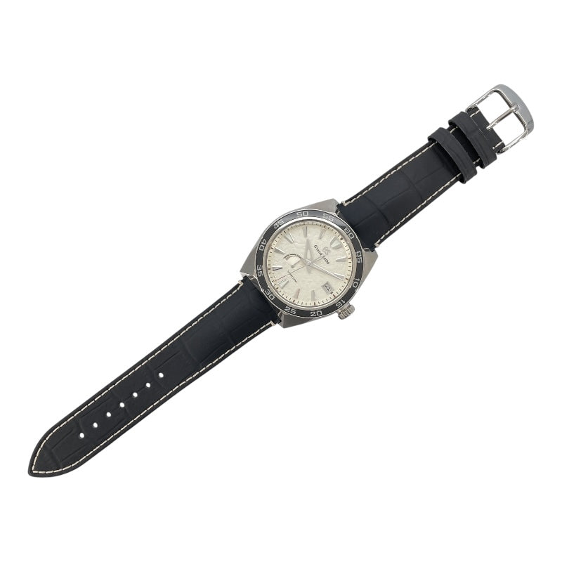 グランドセイコー Grand Seiko スポーツコレクション スプリングドライブ SBGA481 シ ャイニーホワイト チタン/ラバーベルト（社外品） 自動巻き メンズ 腕時計