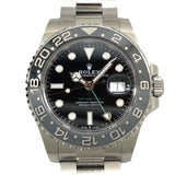 ロレックス ROLEX GMTマスター2 ランダムシリアル 126710GRNR ブラック オイスターブレス SS メンズ 腕時計