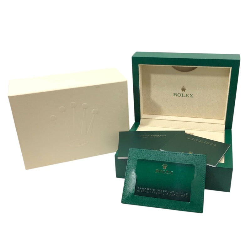 ロレックス ROLEX GMTマスター2 ランダムシリアル 126710GRNR ブラック オイスターブレス SS メンズ 腕時計