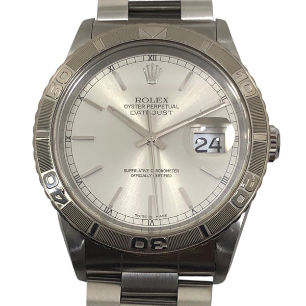 ロレックス ROLEX デイトジャスト サンダーバード U番 16264 シルバー WG/SS 自動巻き メンズ 腕時計