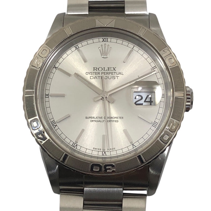 ロレックス ROLEX デイトジャスト サンダーバード U番 16264 シルバー WG/SS 自動巻き メンズ 腕時計