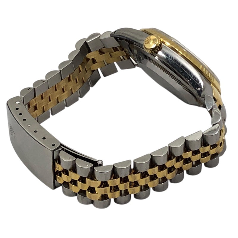 ロレックス ROLEX デイトジャスト S番 16233G シャンパンゴールド SS/K18YG メンズ 腕時計