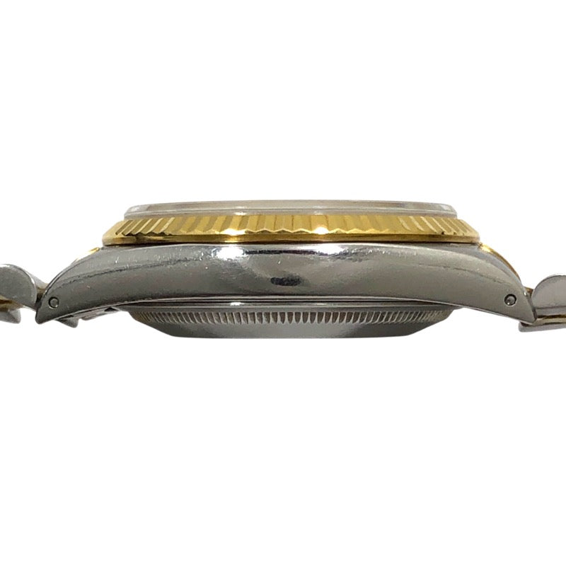 ロレックス ROLEX デイトジャスト S番 16233G シャンパンゴールド SS/K18YG メンズ 腕時計