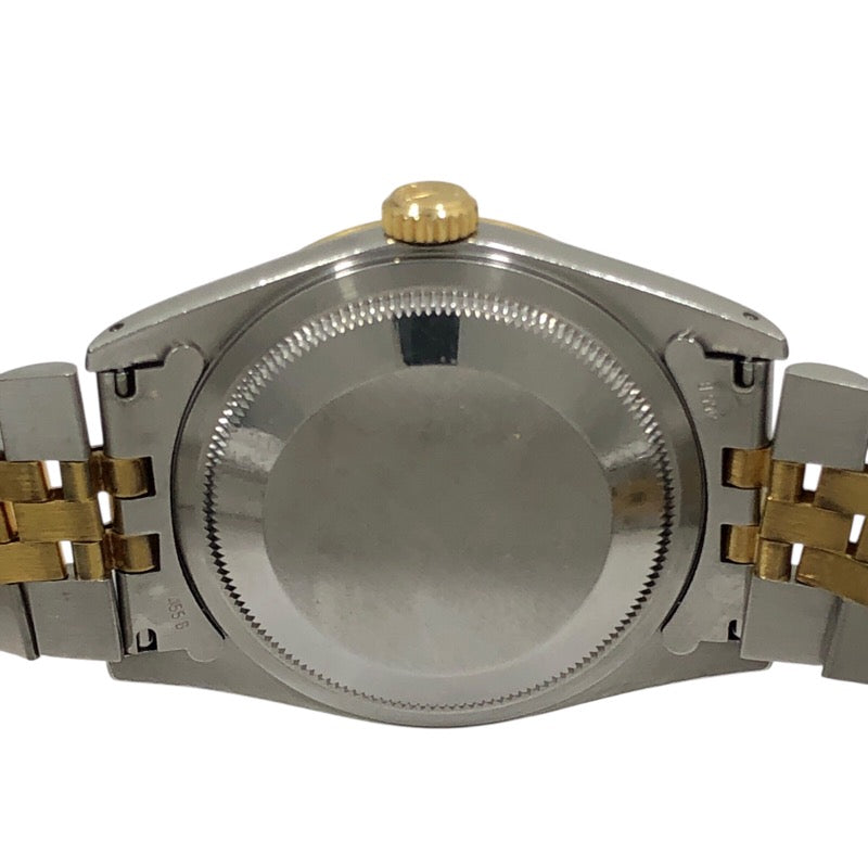 ロレックス ROLEX デイトジャスト S番 16233G シャンパンゴールド SS/K18YG メンズ 腕時計