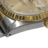 ロレックス ROLEX デイトジャスト S番 16233G シャンパンゴールド SS/K18YG メンズ 腕時計