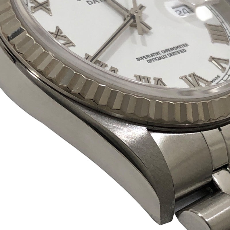 ロレックス ROLEX デイトジャスト K番 16234 ホワイト WG/SS メンズ 腕時計