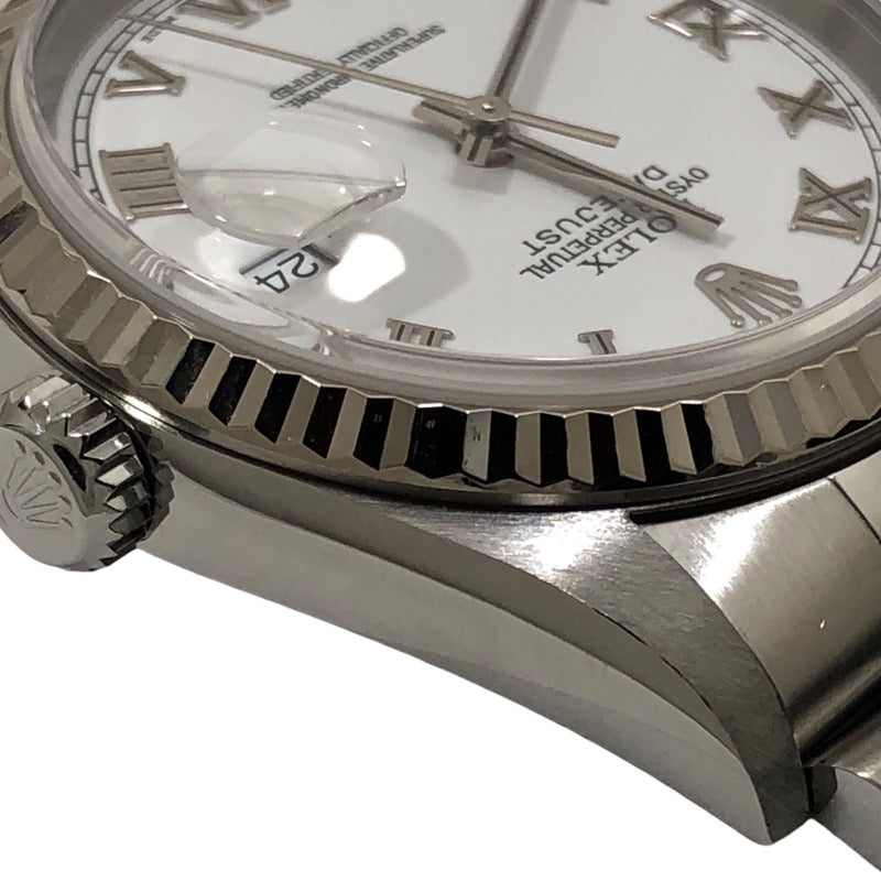 ロレックス ROLEX デイトジャスト K番 16234 ホワイト WG/SS メンズ 腕時計