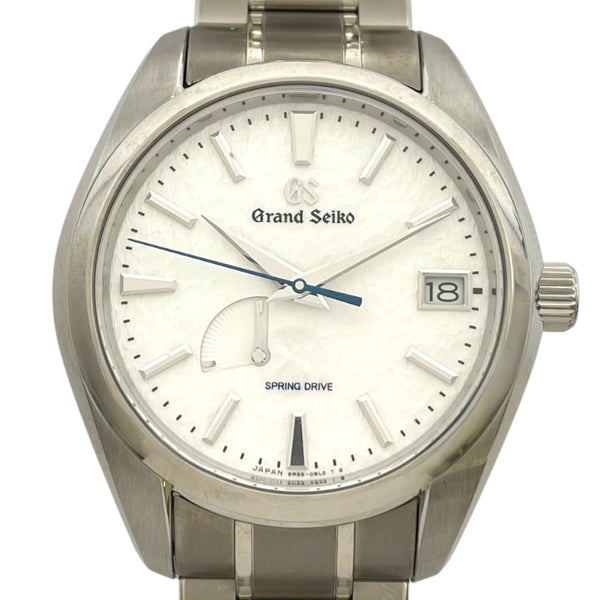 グランドセイコー Grand Seiko ヘリテージコレクション スプリングドライブ SBGA211 ホワイト チタン 自動巻き メンズ 腕時計