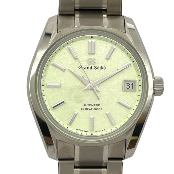 グランドセイコー Grand Seiko ヘリテージコレクション 62GS メカニカルハイビート 36000 SBGH343G グリーン チタン 自動巻き メンズ 腕時計