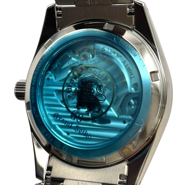 グランドセイコー Grand Seiko ヘリテージコレクション スプリングドライブ SBGA413G ピンク チタン 自動巻き メンズ 腕時計