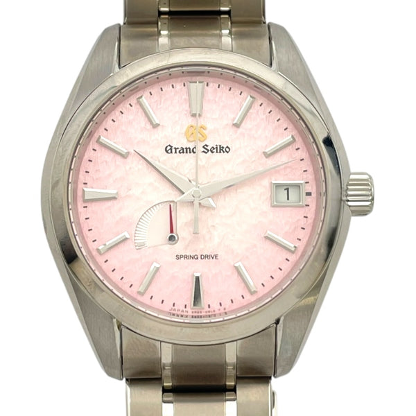 グランドセイコー Grand Seiko ヘリテージコレクション スプリングドライブ キャリバー9R SBGA497 ピンク チタン 自動巻き メンズ 腕時計