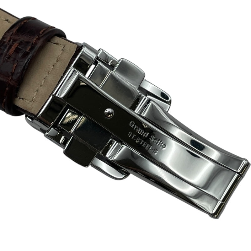 グランドセイコー Grand Seiko エレガンスコレクション 9SメカニカルGMT SBGM221 アイボリー SS 自動巻き メンズ 腕時計