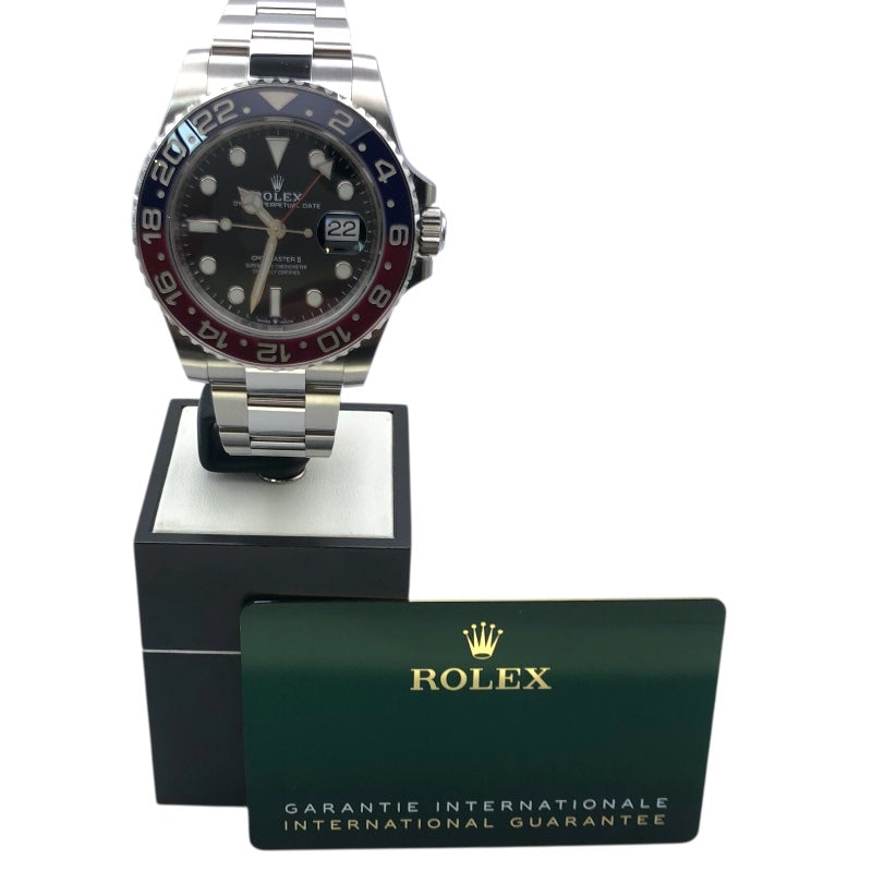 ロレックス ROLEX GMTマスター2 126710BLRO ブラック SS 自動巻き メンズ 腕時計