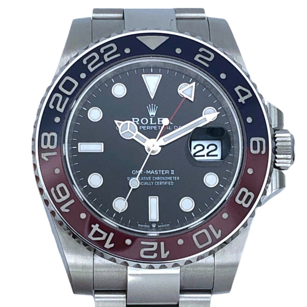 ロレックス ROLEX GMTマスター2 126710BLRO ブラック SS 自動巻き メンズ 腕時計