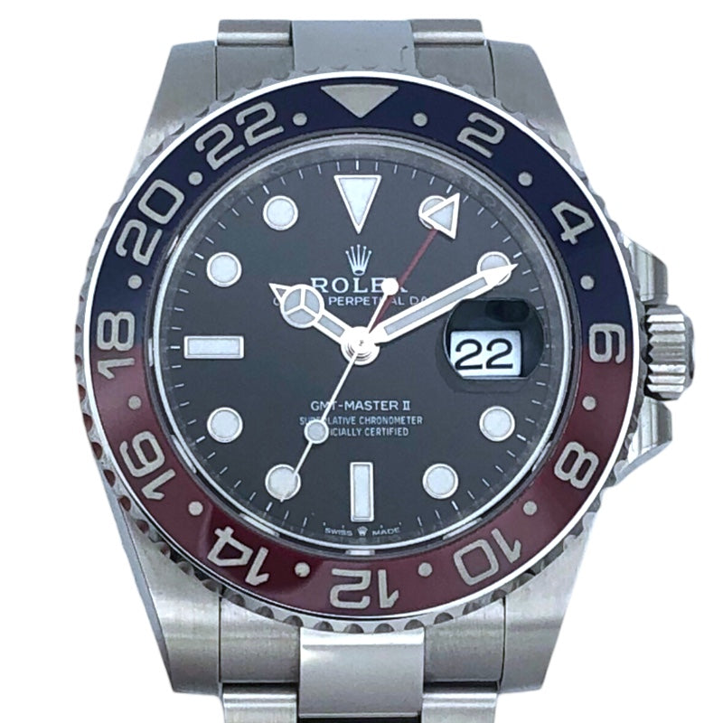 ロレックス ROLEX GMTマスター2 126710BLRO ブラック SS 自動巻き メンズ 腕時計