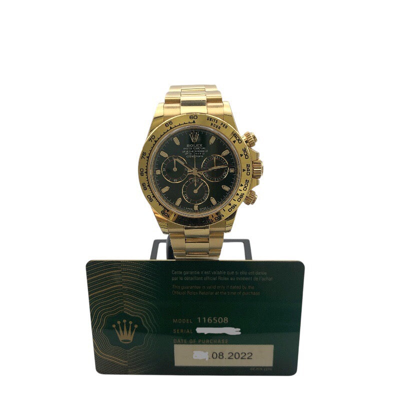 ロレックス ROLEX デイトナ 116508 K18イエローゴールド メンズ 腕時計