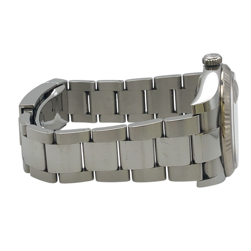 ロレックス ROLEX デイトジャスト36 116234 ブラック WG/SS ユニセックス 腕時計