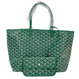 ゴヤール GOYARD サンルイPM グリーン ゴヤールコーティングキャンバス レディース トートバッグ