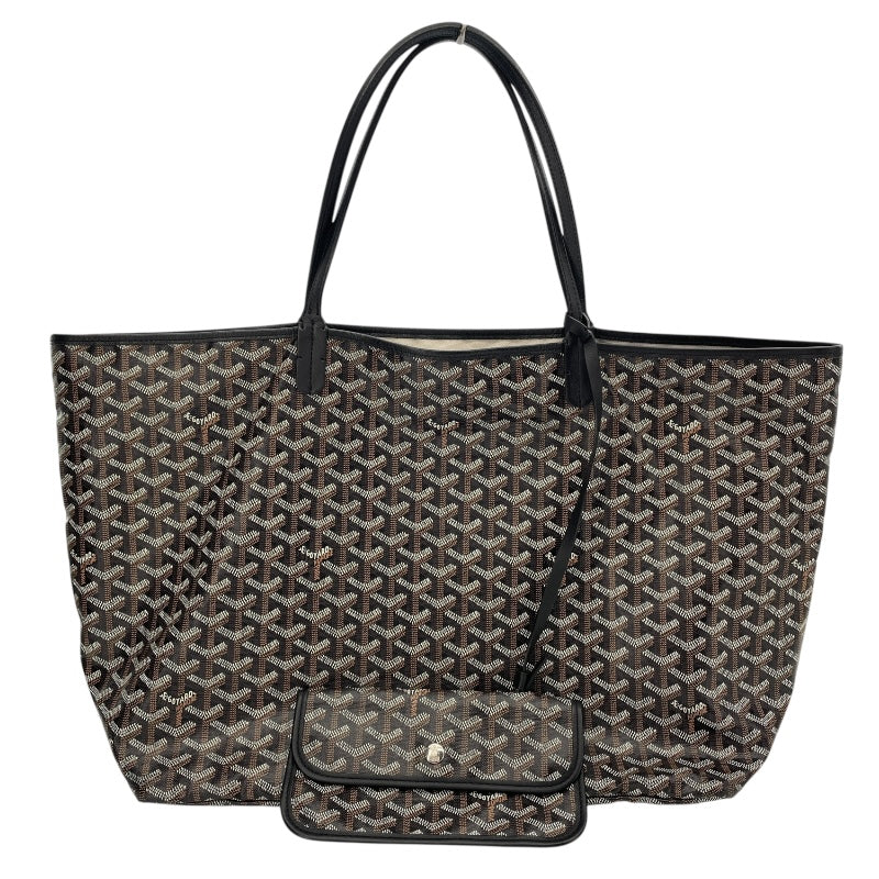 ゴヤール GOYARD サンルイGM ブラック ゴヤールコーティングキャンバス レディース トートバッグ