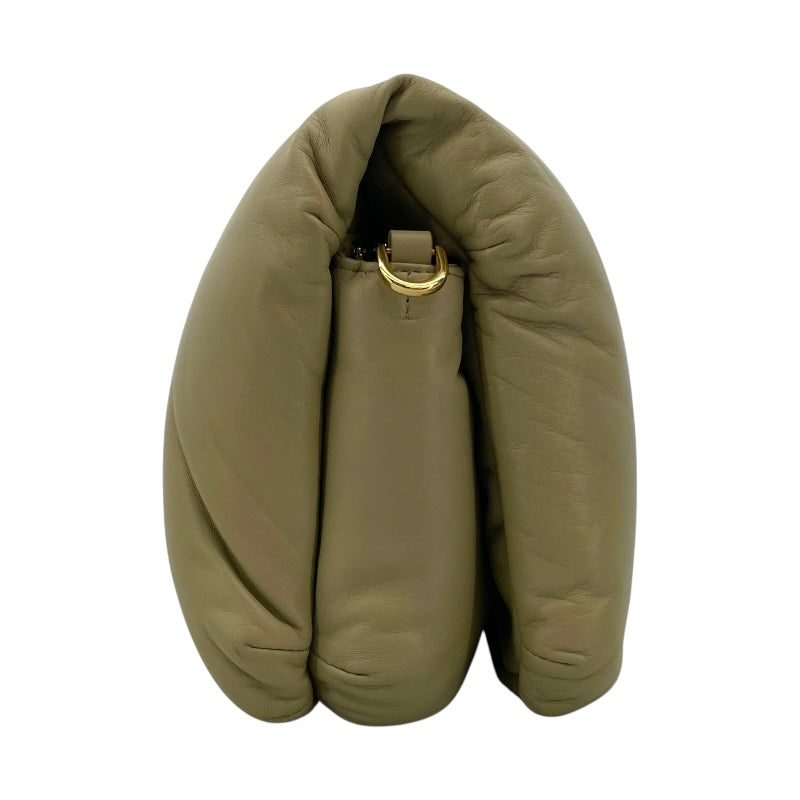 ロエベ LOEWE パファーゴヤバッグ AP40P41X01 カーキ シャイニーナパラムスキン レディース ショルダーバッグ