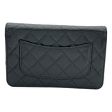 シャネル CHANEL マトラッセチェーンウォレット AP0250 ブラック GD金具 キャビアスキン レディース ウォレットチェーン