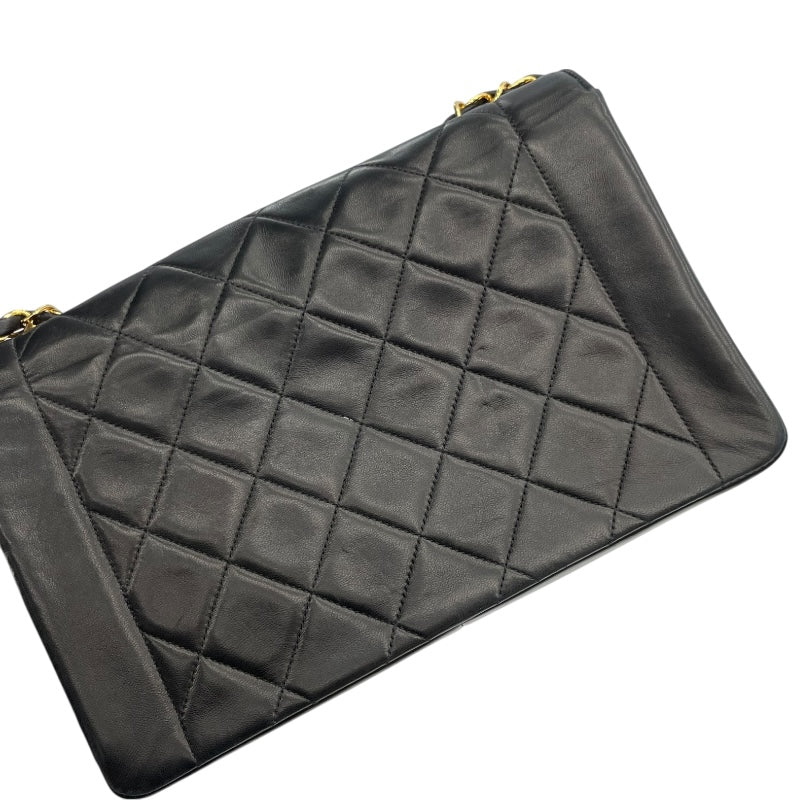 シャネル CHANEL ダイアナ25 A01165 2番台 ブラック GD金具 ラム レディース ショルダーバッグ