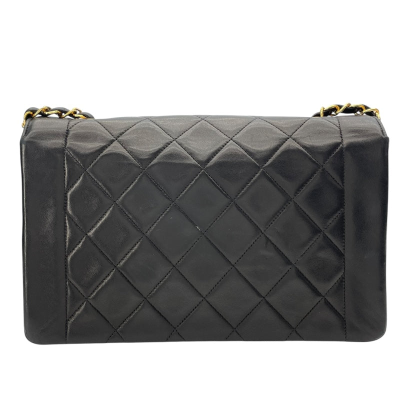 シャネル CHANEL ダイアナ25 A01165 2番台 ブラック GD金具 ラム レディース ショルダーバッグ
