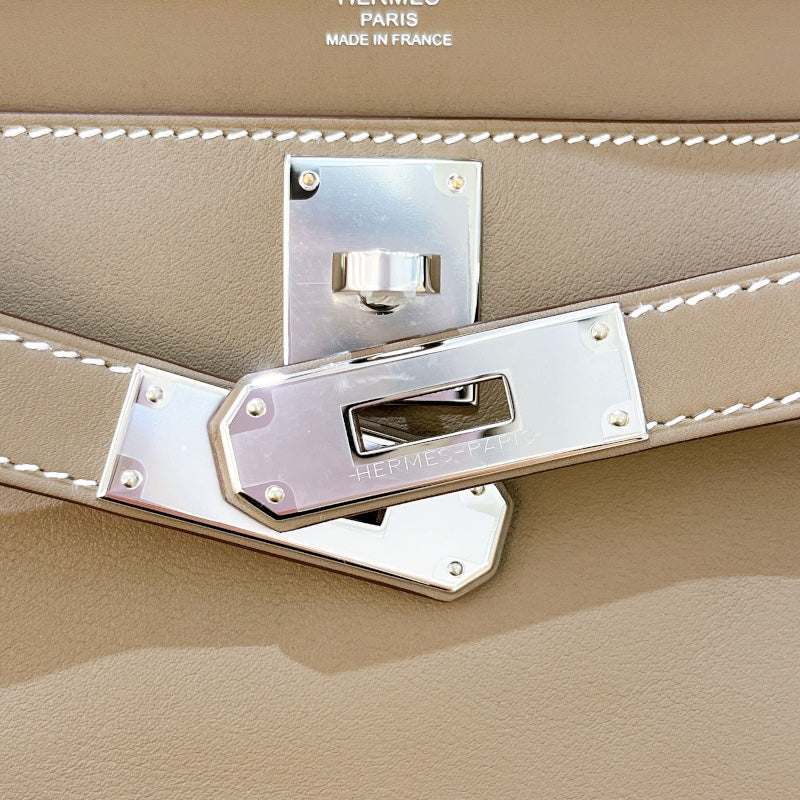 エルメス HERMES ジプシエールミニ U刻 エトゥープ/SV金具 スイフト レディース ショルダーバッグ