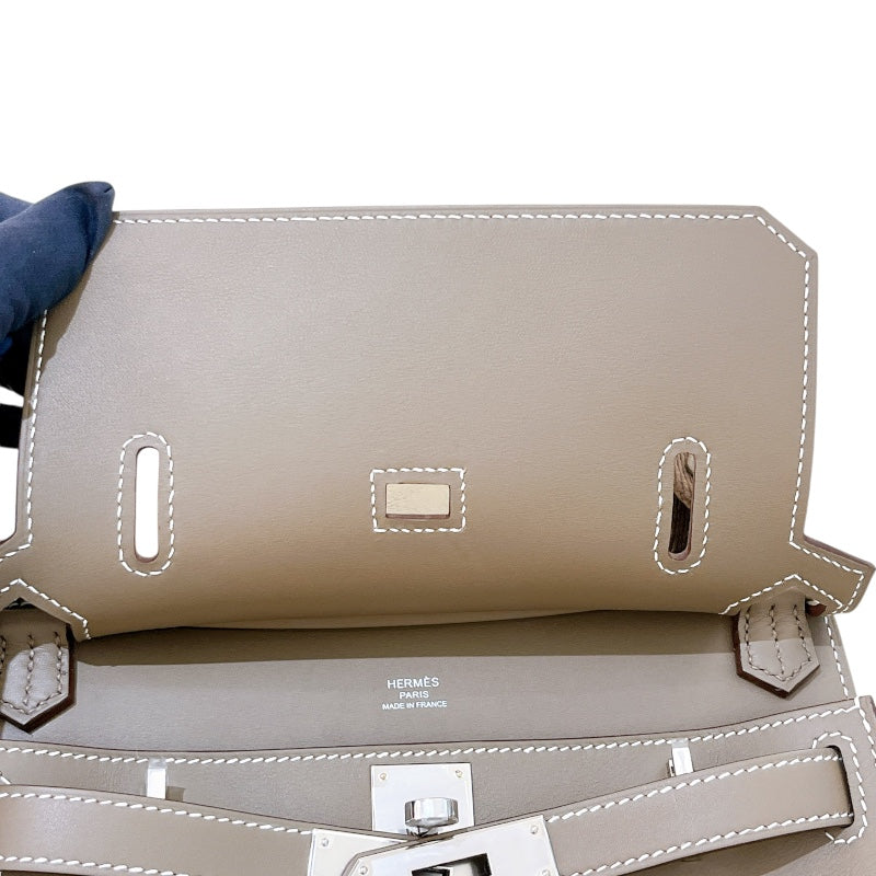 エルメス HERMES ジプシエールミニ U刻 エトゥープ/SV金具 スイフト レディース ショルダーバッグ