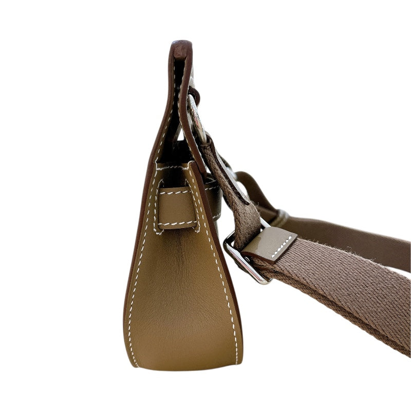 エルメス HERMES ジプシエールミニ U刻 エトゥープ/SV金具 スイフト レディース ショルダーバッグ