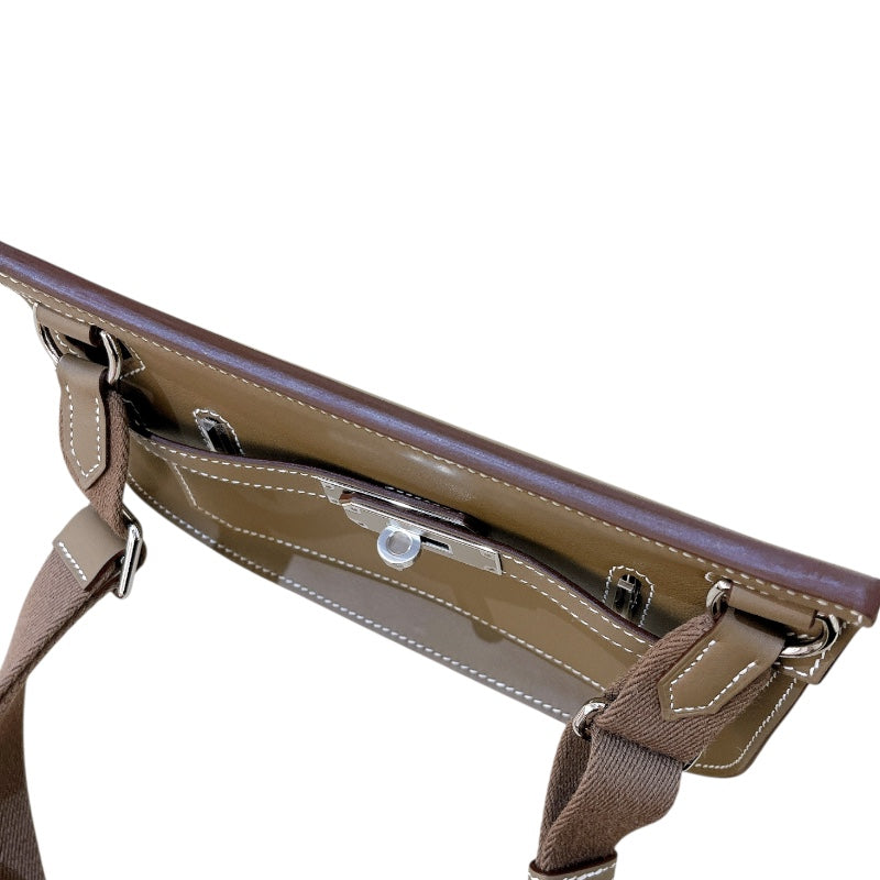 エルメス HERMES ジプシエールミニ U刻 エトゥープ/SV金具 スイフト レディース ショルダーバッグ
