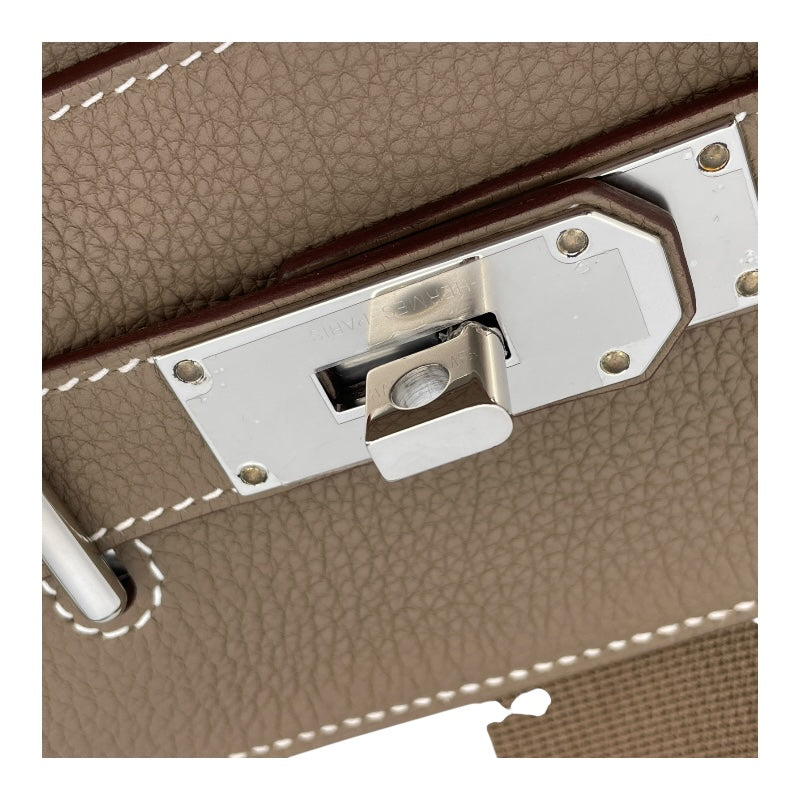 エルメス HERMES ケリーアッカドPM W刻印 ｴﾄｩｰﾌﾟ SV金具 トゴ ユニセックス ボディバッグ
