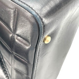 シャネル CHANEL チョコバー トートバッグ A17809 ブラック GD金具 ラムスキン レディース トートバッグ