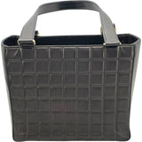 シャネル CHANEL チョコバー トートバッグ A17809 ブラック GD金具 ラムスキン レディース トートバッグ