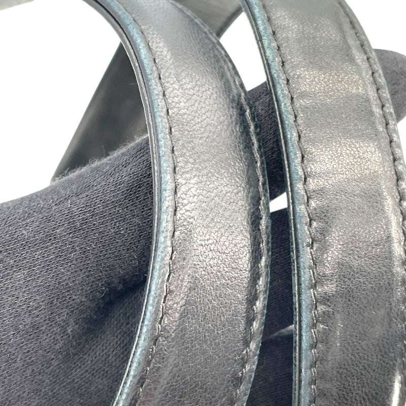 シャネル CHANEL チョコバー トートバッグ A17809 ブラック GD金具 ラムスキン レディース トートバッグ