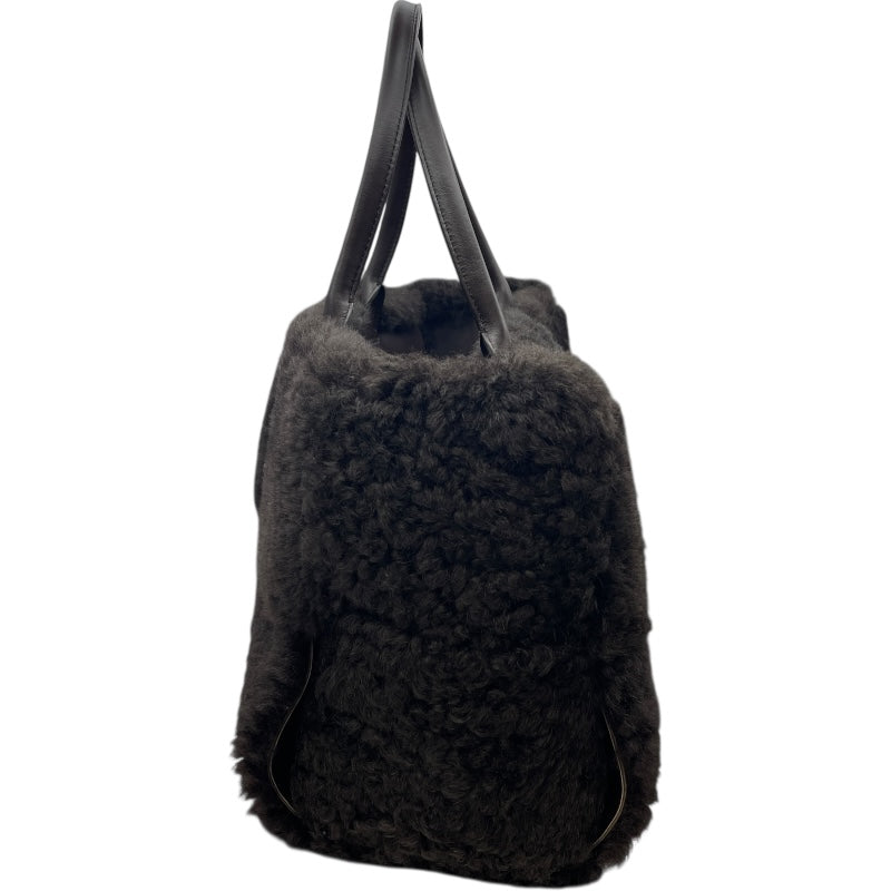 ボッテガ・ヴェネタ BOTTEGA VENETA アルコトート ブラウン レザー/ファー レディース トートバッグ