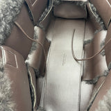 ボッテガ・ヴェネタ BOTTEGA VENETA アルコトート ブラウン レザー/ファー レディース トートバッグ