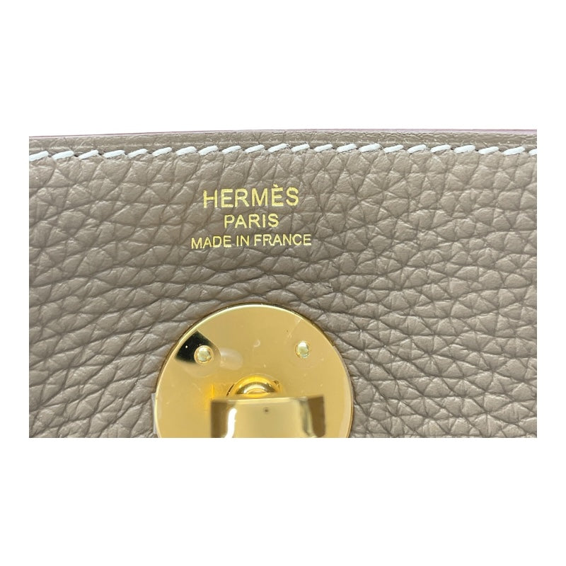 エルメス HERMES リンディ26 W刻印　(2024年製) エトゥープ　ゴールド金具 トリヨンクレマンス レディース ショルダーバッグ
