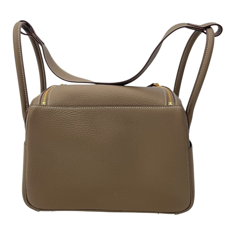 エルメス HERMES リンディ26 W刻印　(2024年製) エトゥープ　ゴールド金具 トリヨンクレマンス レディース ショルダーバッグ