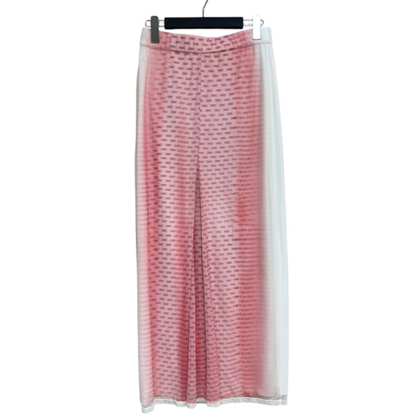 ロエベ LOEWE メッシュロングスカート ピンク ポリアミド レディース ロングスカート