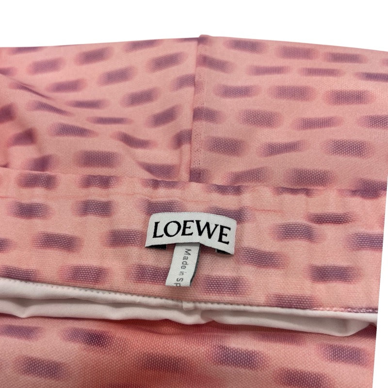 ロエベ LOEWE メッシュロングスカート ピンク ポリアミド レディース ロングスカート