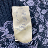 ルイ・ヴィトン LOUIS VUITTON モノグラムフラワー総柄ニットセーター 20AW HJN77W ネイビー ナイロン メンズ セーター