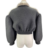 フェンディ FENDI レオパードミンクファージャケット FNE60I ホワイト/グレー ミンク レディース その他アウター