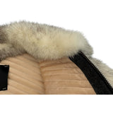 フェンディ FENDI レオパードミンクファージャケット FNE60I ホワイト/グレー ミンク レディース その他アウター