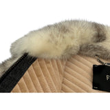 フェンディ FENDI レオパードミンクファージャケット FNE60I ホワイト/グレー ミンク レディース その他アウター