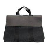 エルメス HERMES ヴァルパラインMM 2005ワールドフェスティバル限定 ブラック SV金具 トワル/スイフト ユニセックス トートバッグ