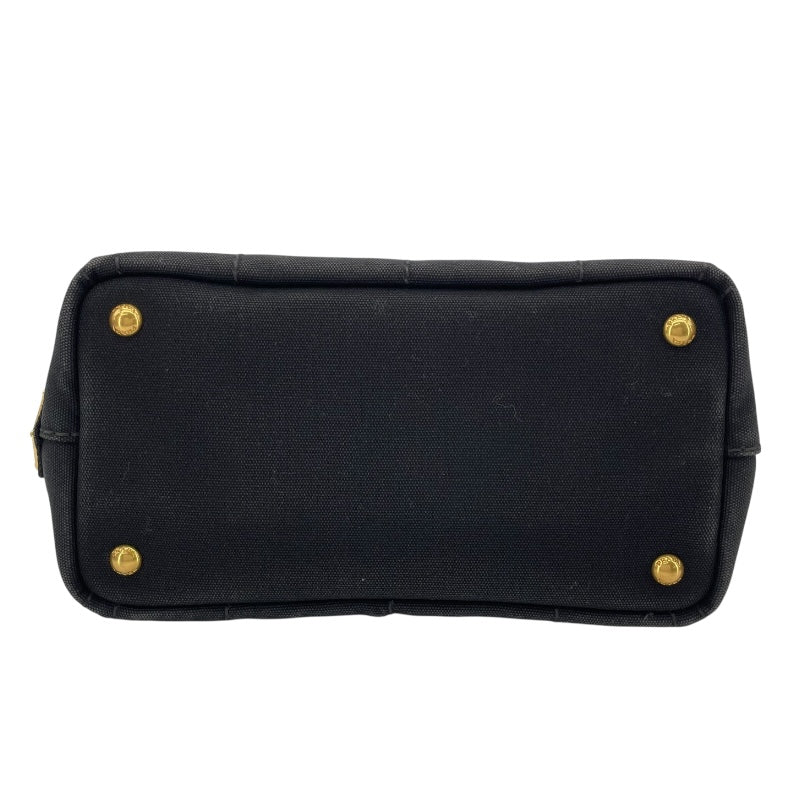 プラダ PRADA カナパ ミニ 1BG439 ブラック キャンバス レディース トートバッグ