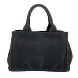 プラダ PRADA カナパ ミニ 1BG439 ブラック キャンバス レディース トートバッグ