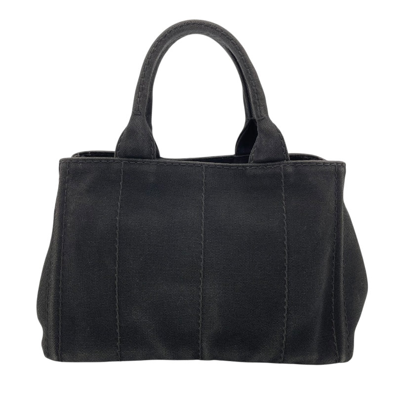 プラダ PRADA カナパ ミニ 1BG439 ブラック キャンバス レディース トートバッグ